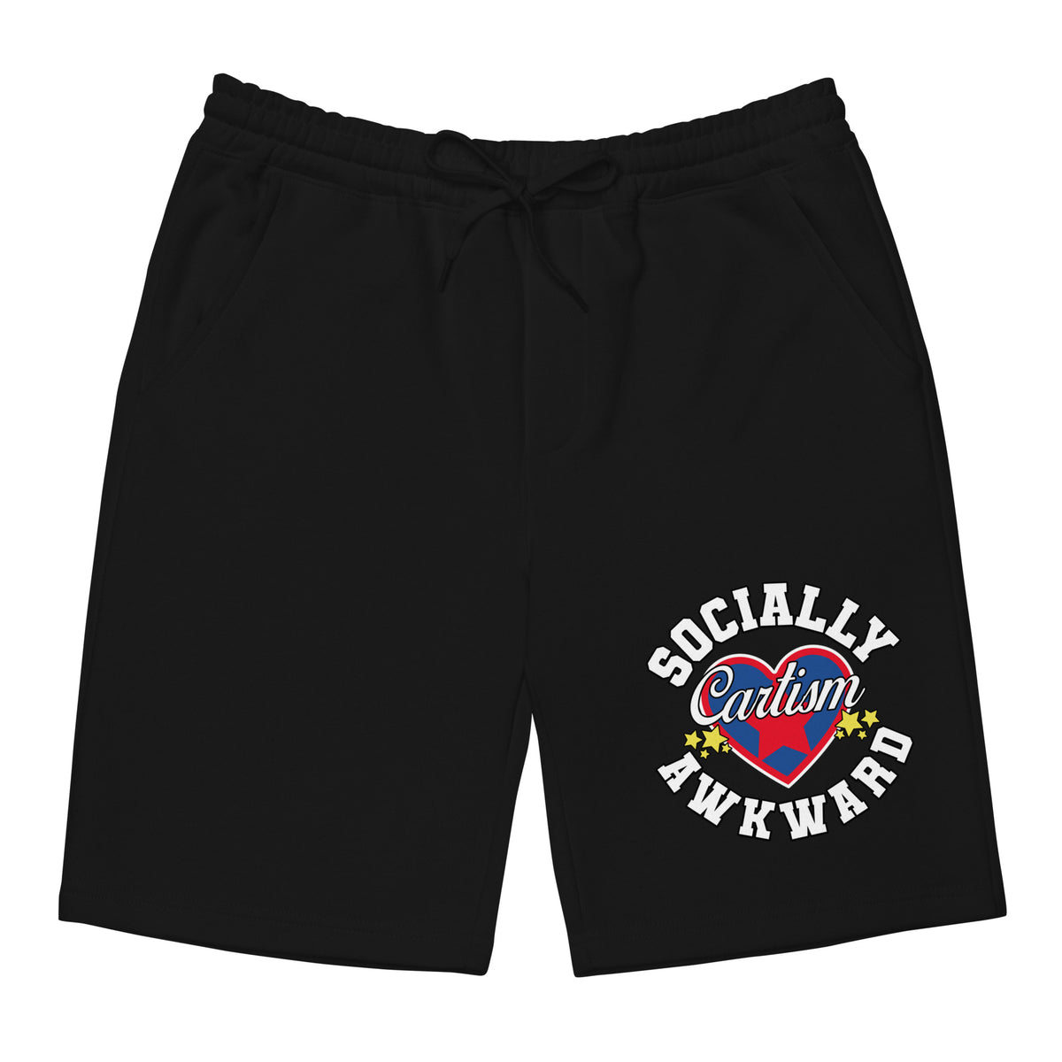 Men's Fleece Shorts – CARTISM Socially Awkward, Sometimes